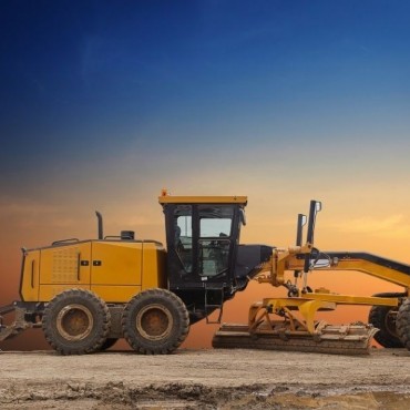 Motoniveladora em Abreu e Lima